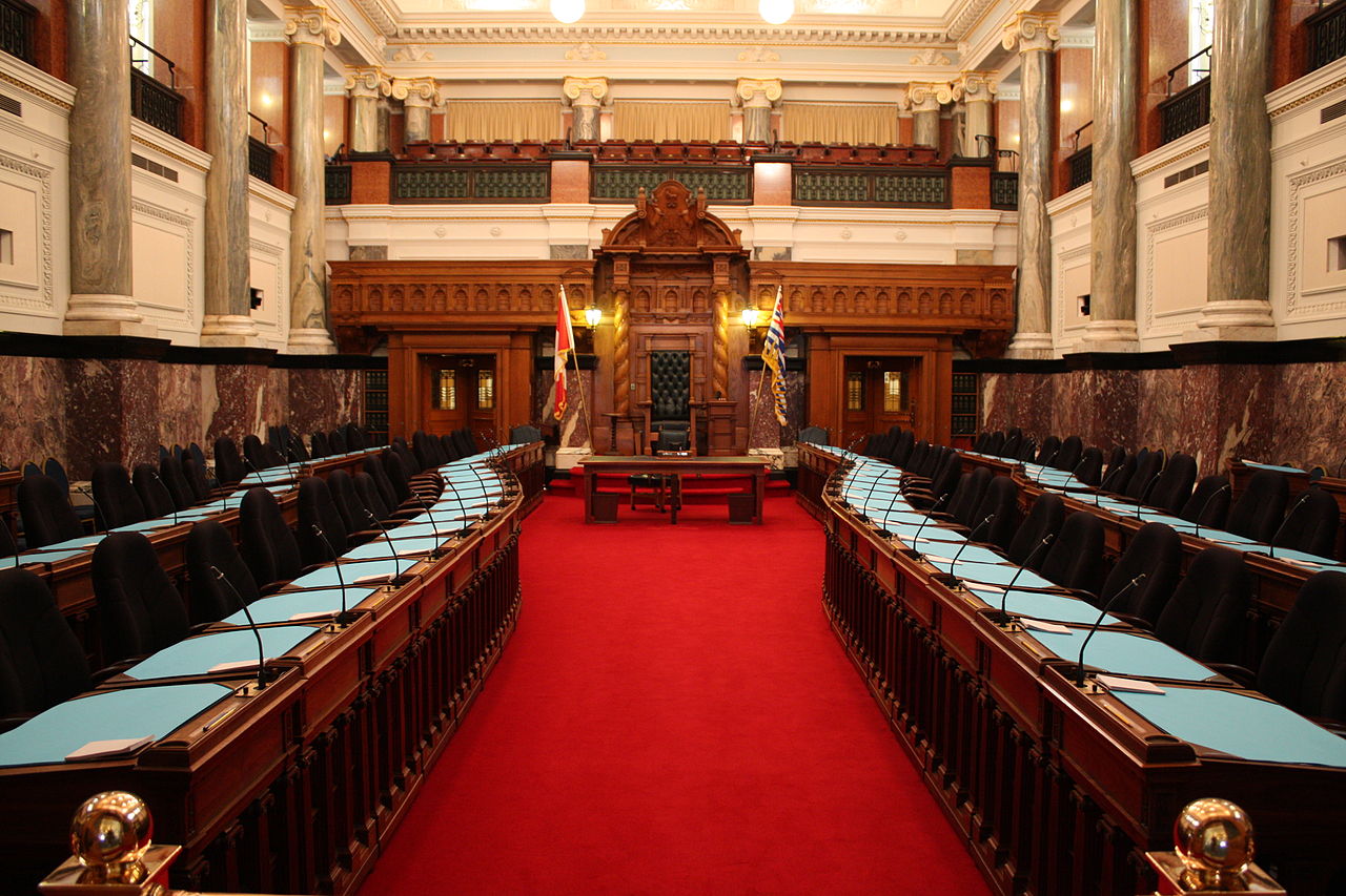 BC Legislative Assembly Chamber